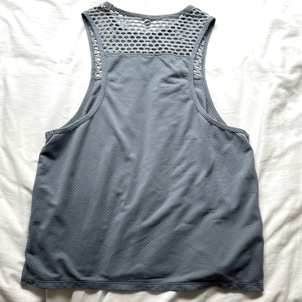 Lorna Jane Mesh Blue Tank
